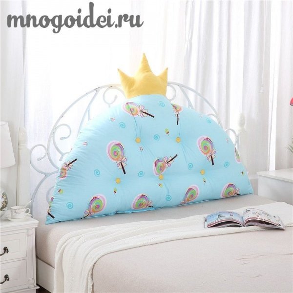 Декоративная подушка корона «Леденцовое царство» | Интернет-магазин «Много идей»