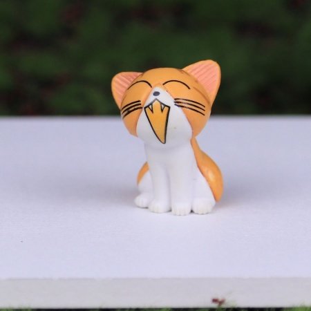 Миниатюрная фигурка "Котик" - Оранжевый - 5